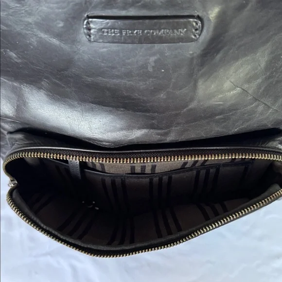 Frye Logan Black Leather Backpack - Picture 10 of 13